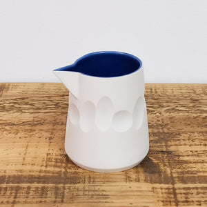 Open image in slideshow, Handmade White Porcelain Pourer
