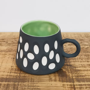 Handmade Charcoal Porcelain Mug