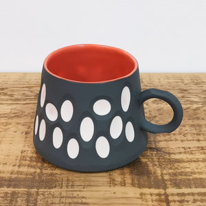 Handmade Charcoal Porcelain Mug