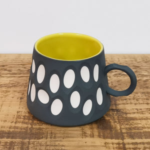 Open image in slideshow, Handmade Charcoal Porcelain Mug
