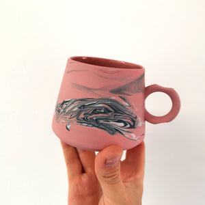 Open image in slideshow, Marbled Porcelain Mug
