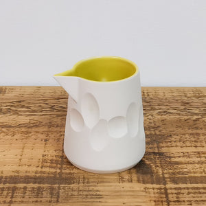 Open image in slideshow, Handmade White Porcelain Pourer
